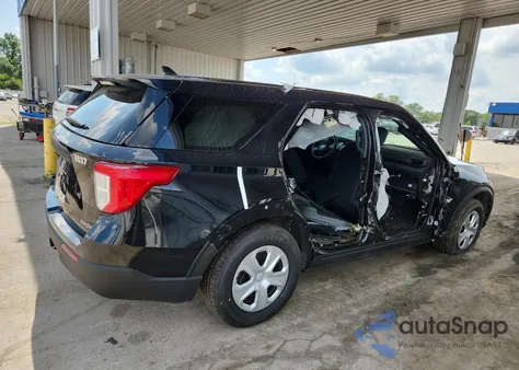 2024 Ford Explorer Police Interceptor из США, поврежденный, VIN 1FM5K8AC9RGA25261